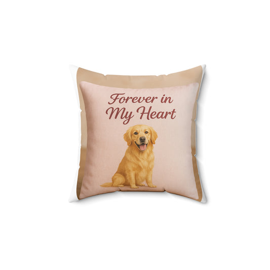 Dog Lover's Tribute Pillow - Forever in My Heart